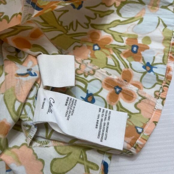 Cleobella Nora Retro Floral Pleated Mini Skirt Size Small Medium See Measurement - Picture 8 of 8